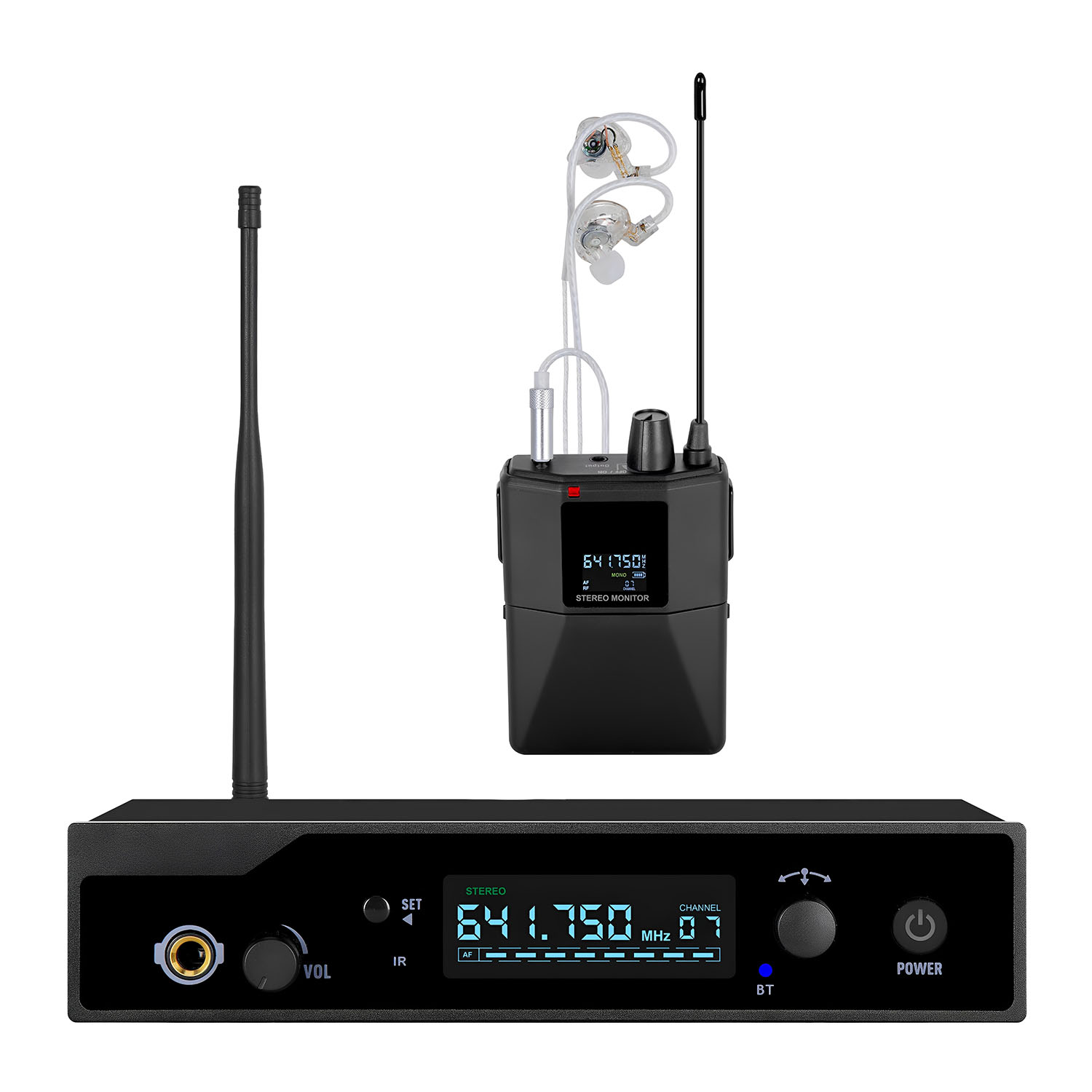 AM300 wireless in ear monitoring system view 2