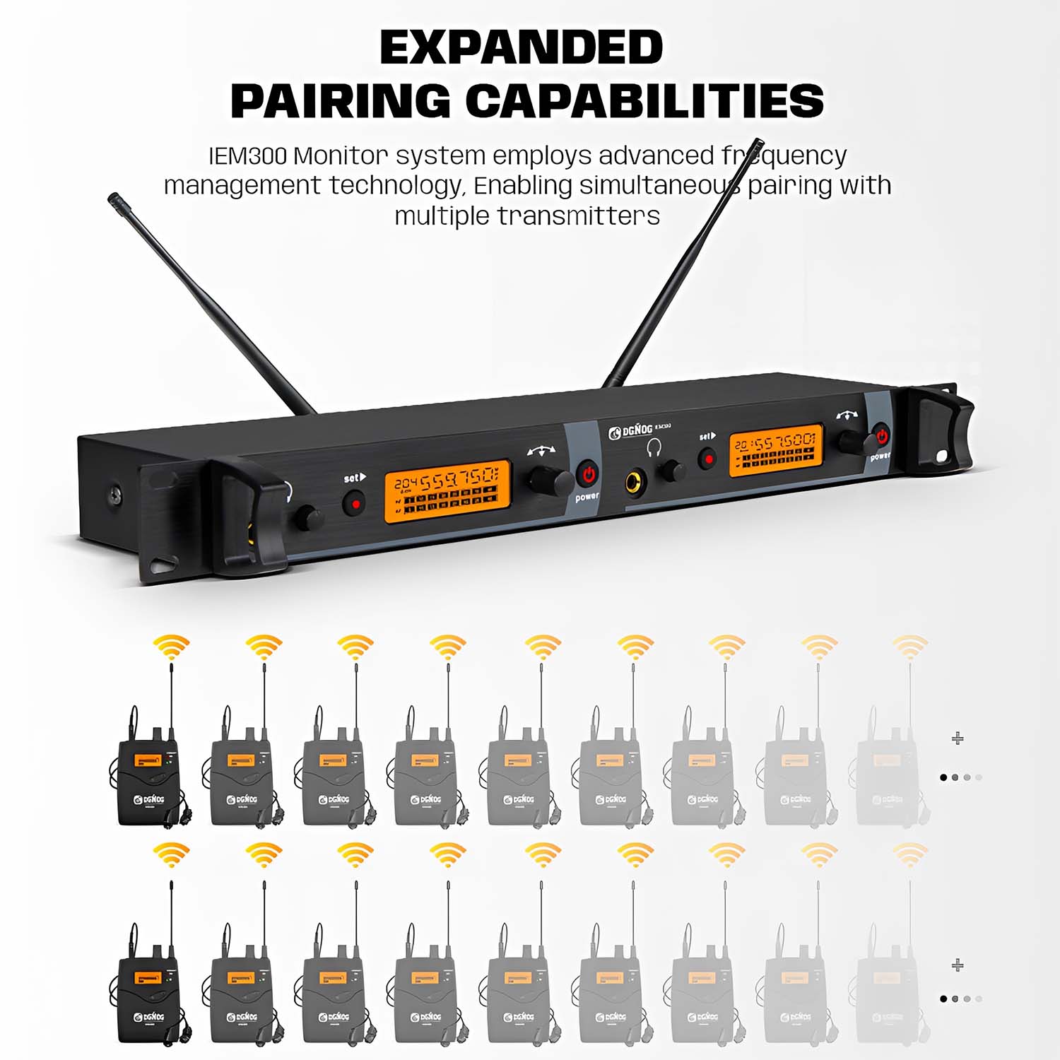 IEM300 wireless in ear monitoring system view 4