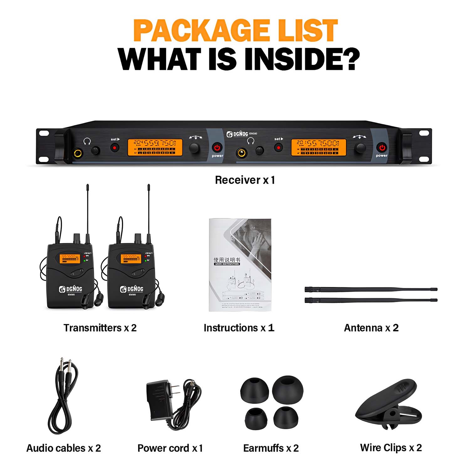IEM300 wireless in ear monitoring system view 5