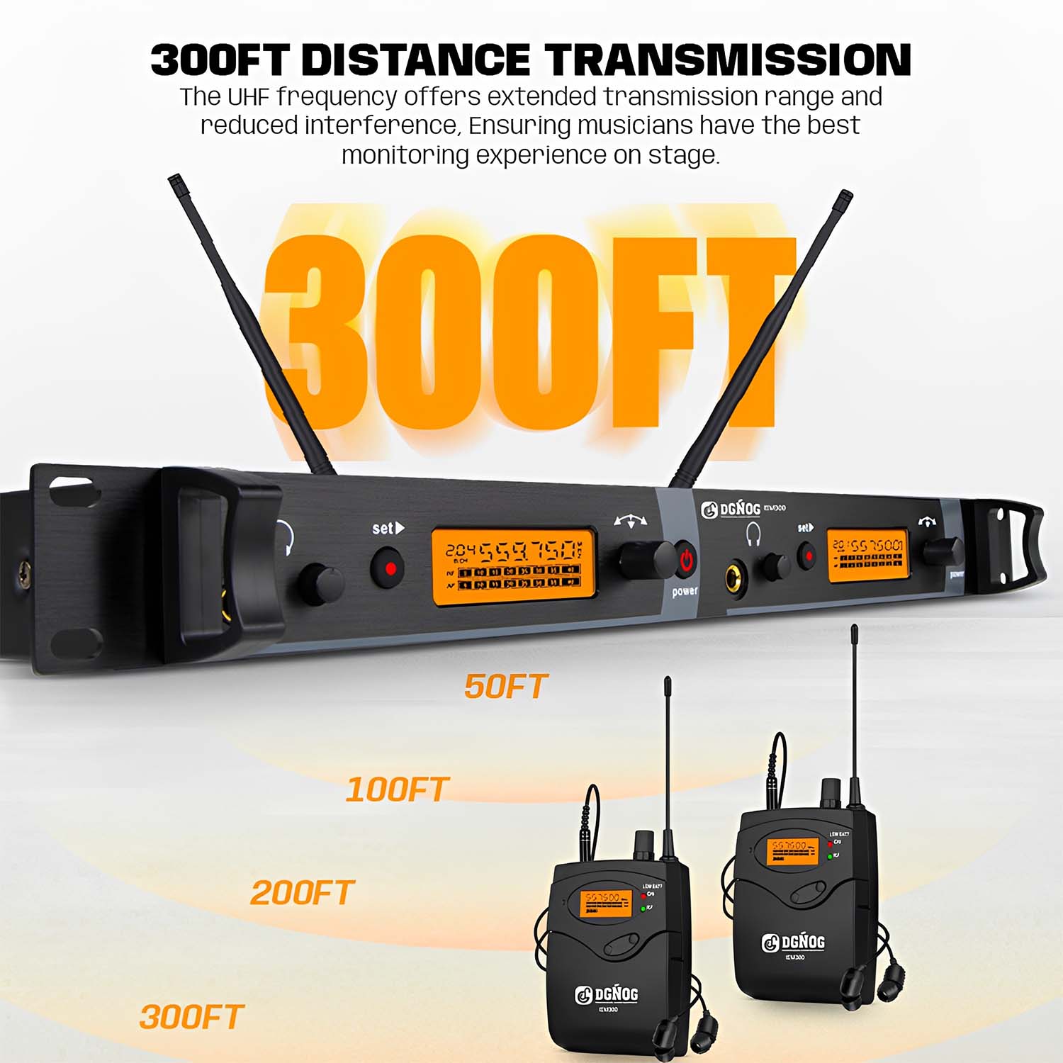 IEM300 wireless in ear monitoring system view 2