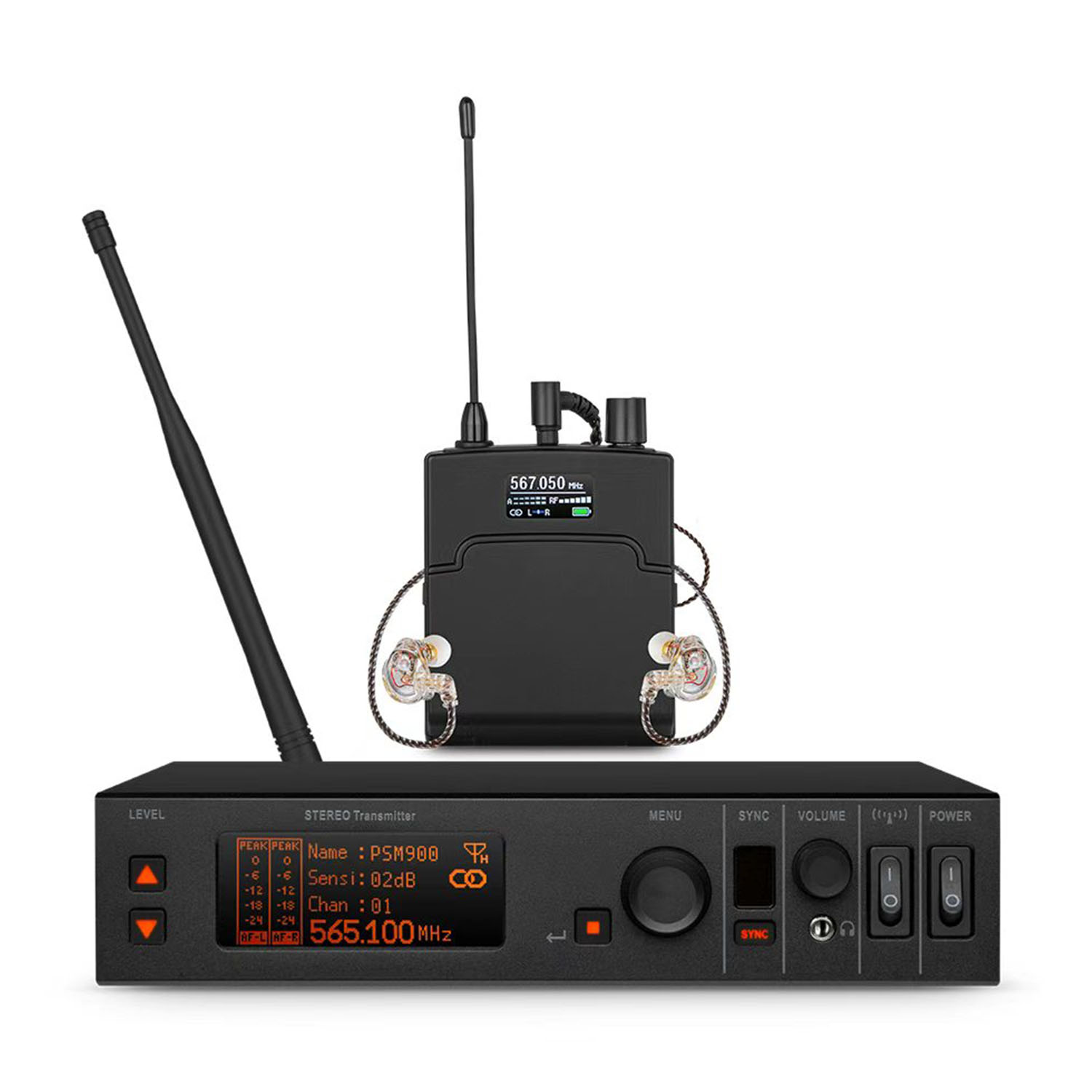 PSM900 wireless in ear monitoring system view 1