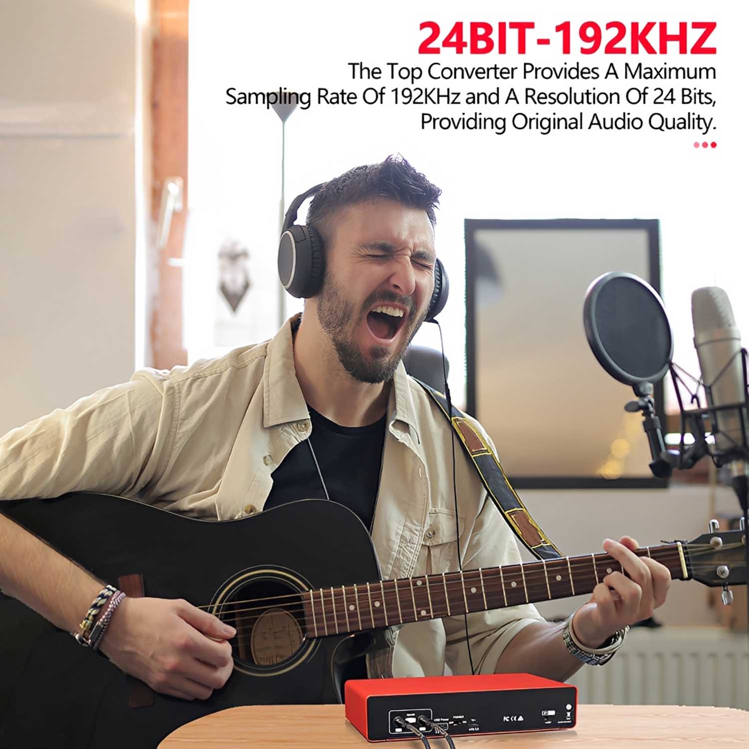 UC22 USB-C audio interface view 2