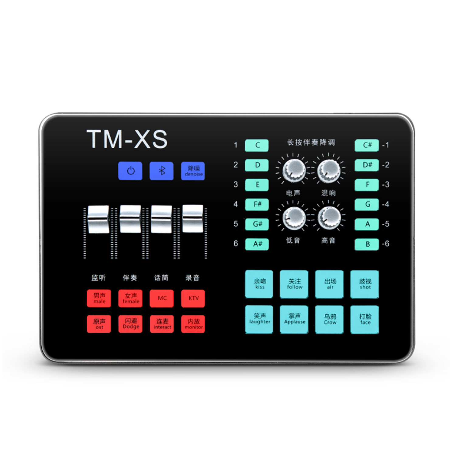 TM-XS Bluetooth KTV live audio interface view 1