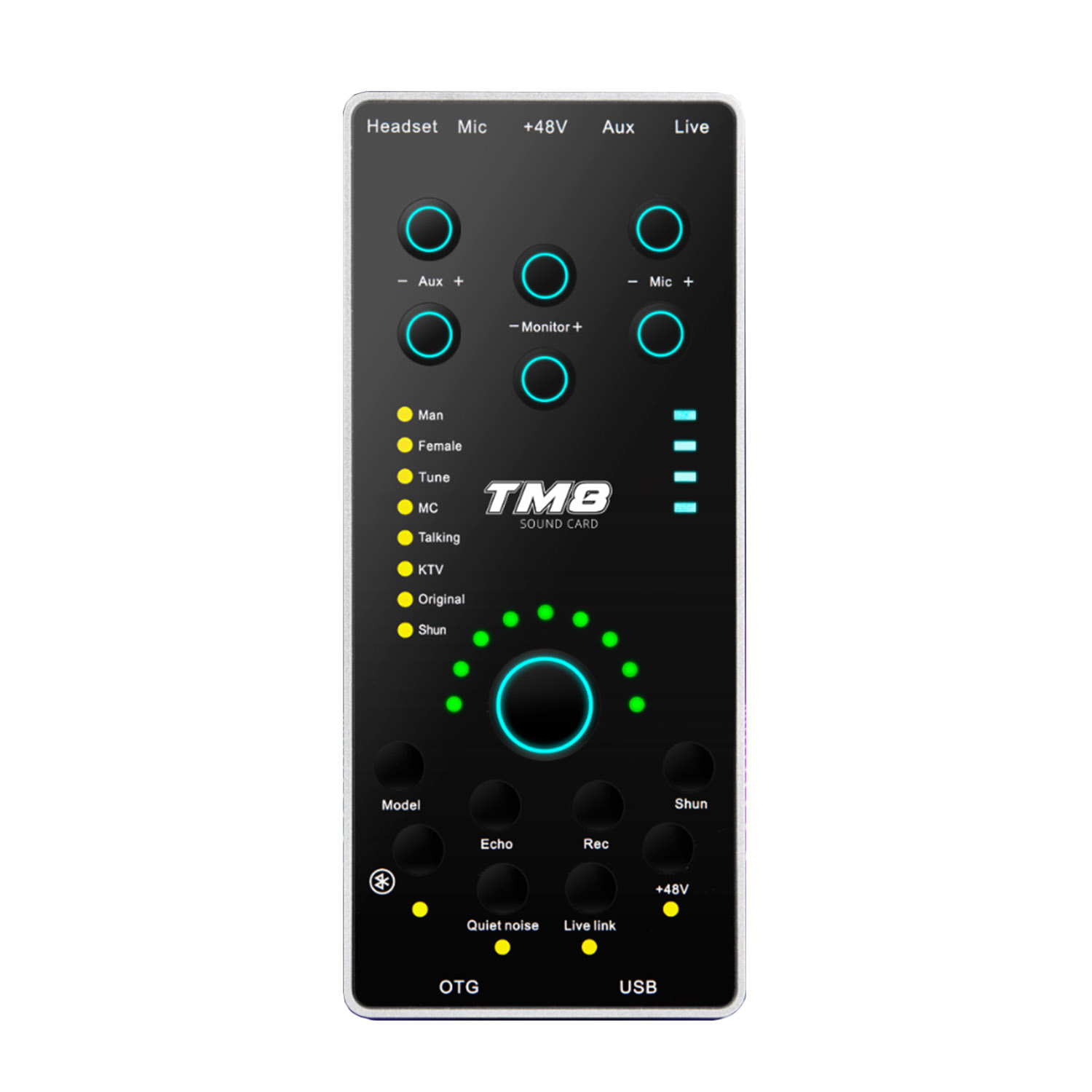 TM8 Bluetooth KTV live audio interface view 1