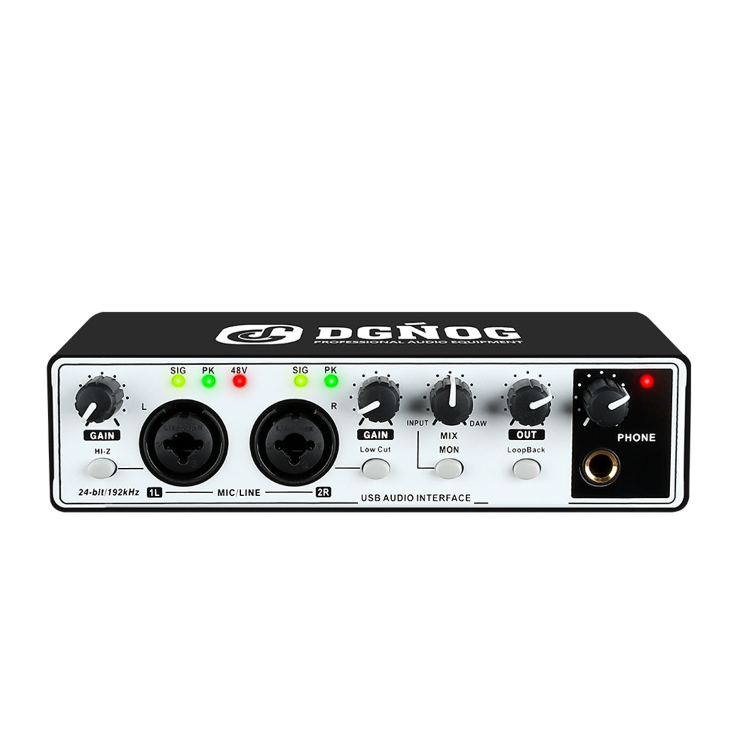 MD02 USB audio interface view 1