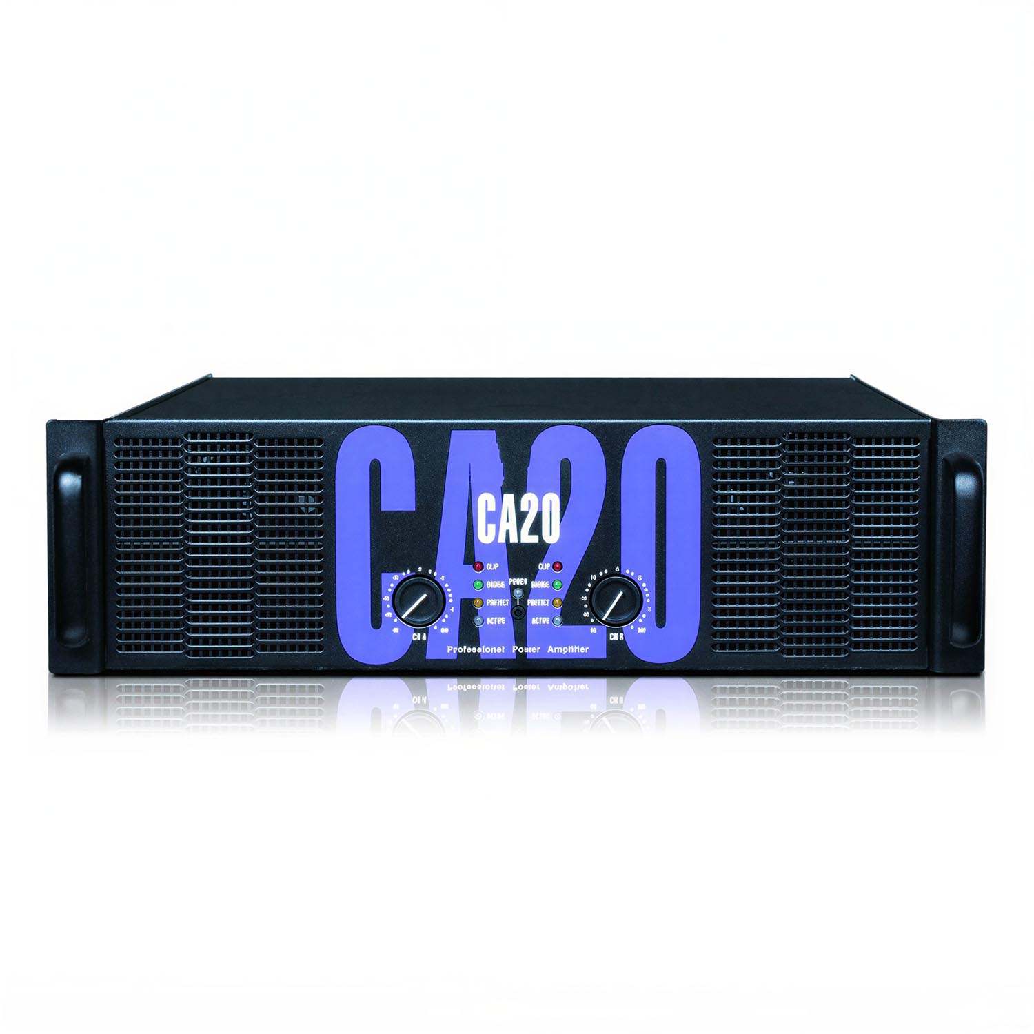CA-9 2U professional power amplifier view 1