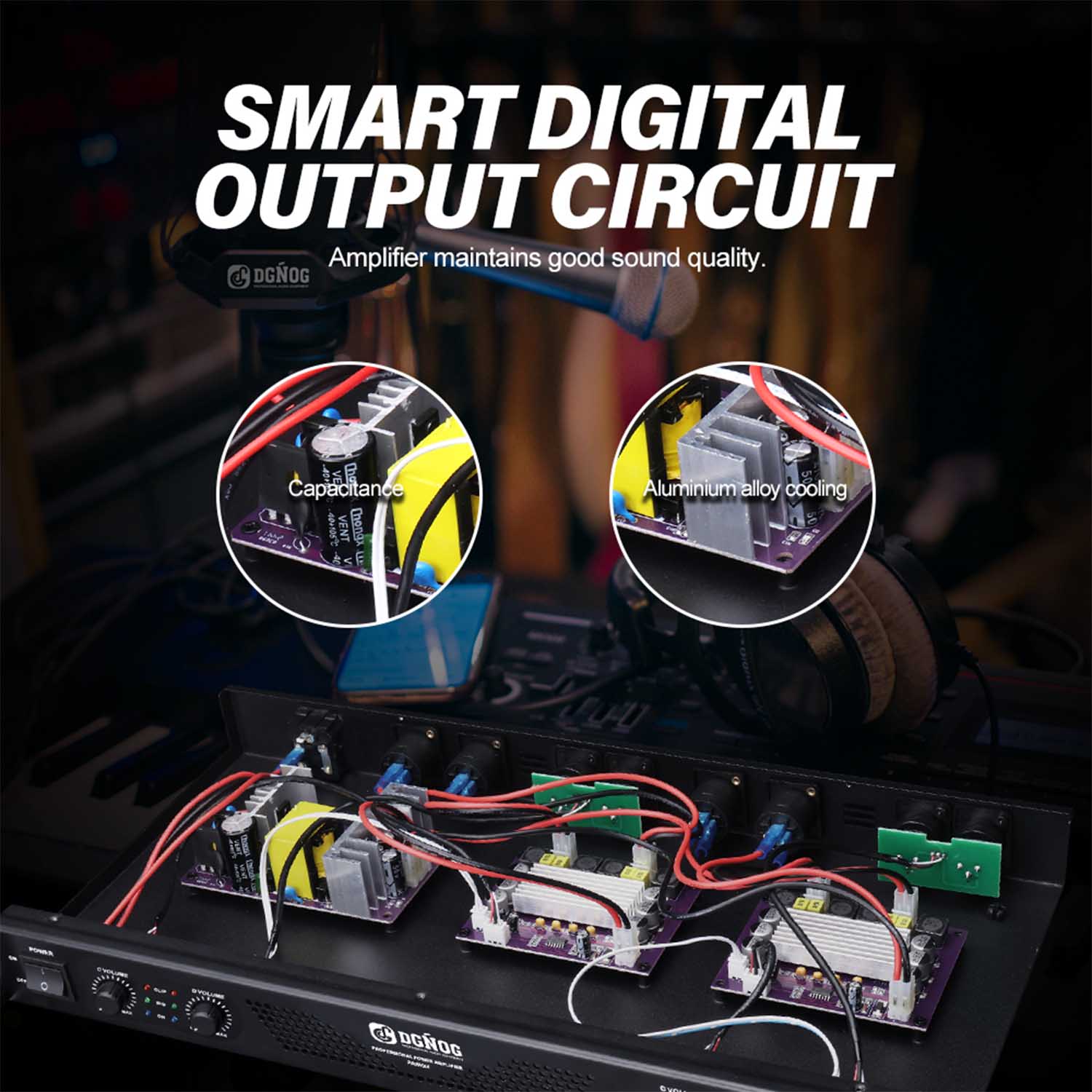 DA4200 4 channel digital power amplifier view 5
