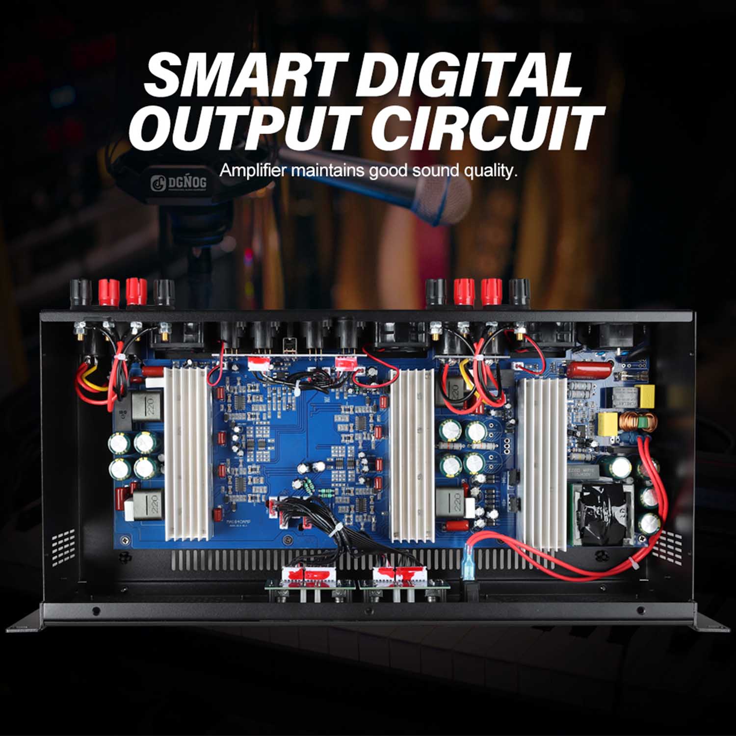 CD4800 four channel digital power amplifier view 5