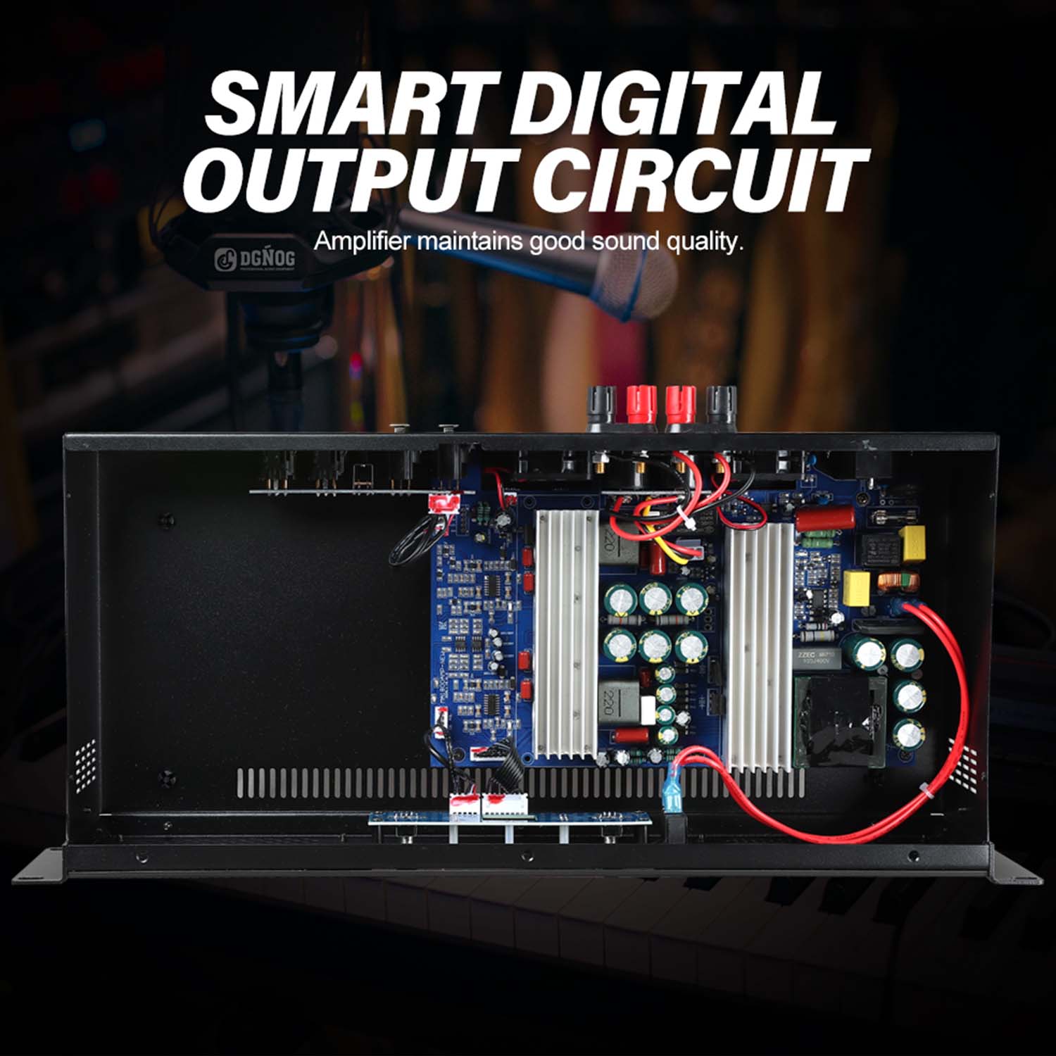 BM2600 digital power amplifier view 5