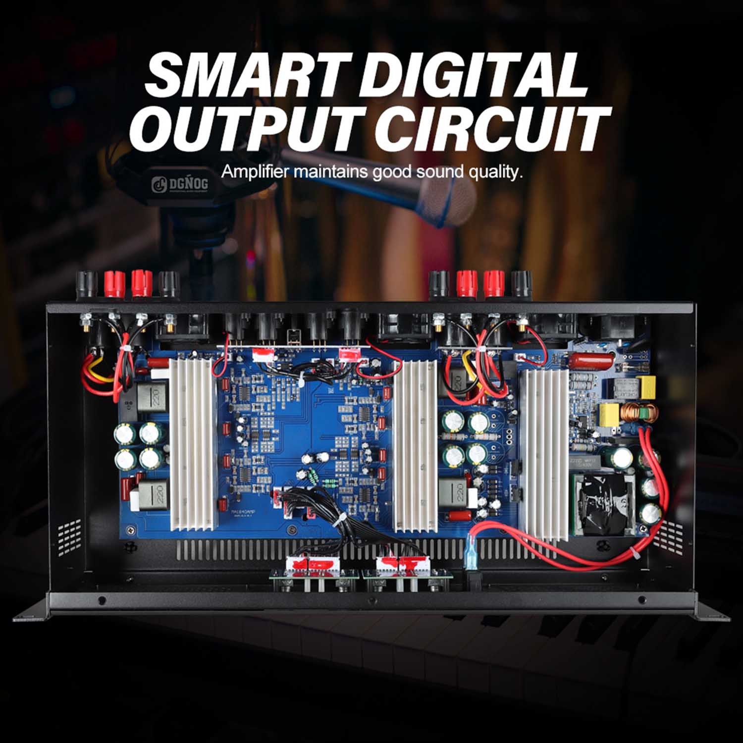 BM4500 digital power amplifier view 5
