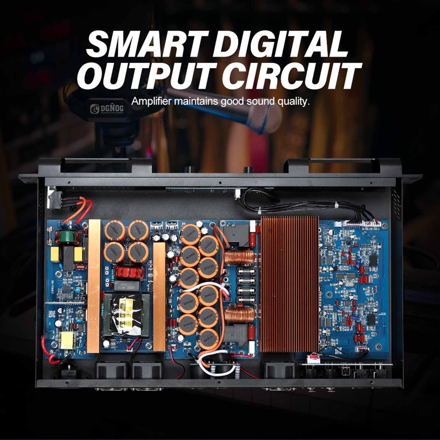 PA21000 digital power amplifier view 5