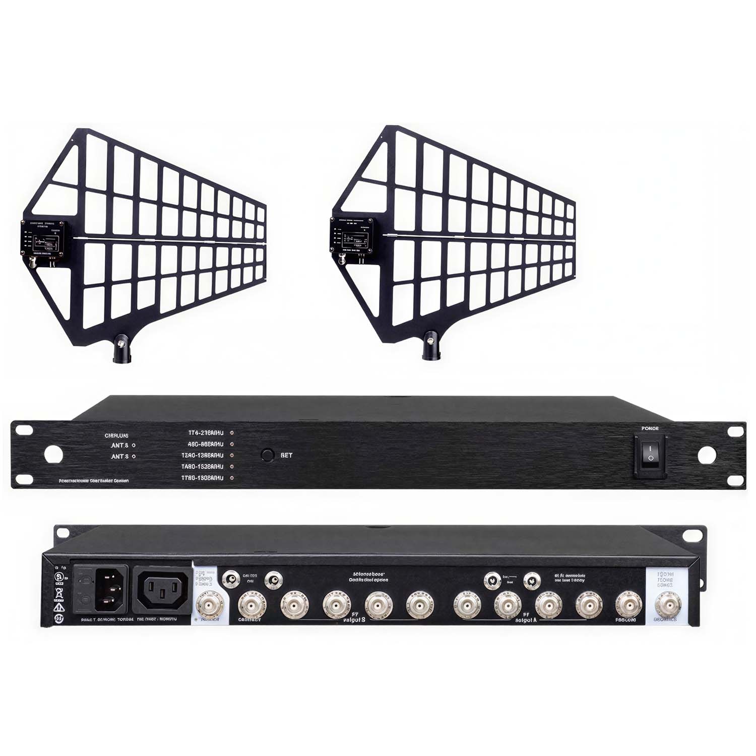 UA87+U8866 10-channel microphone antenna amplifier view 1