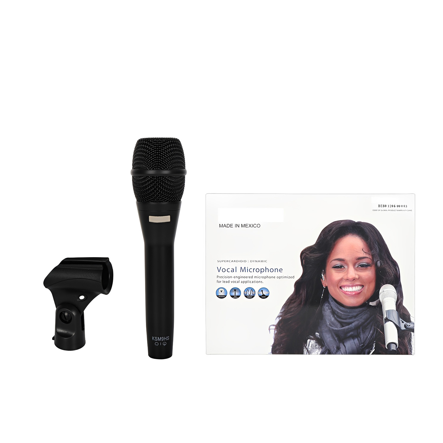 KSM9 condenser vocal microphone view 1