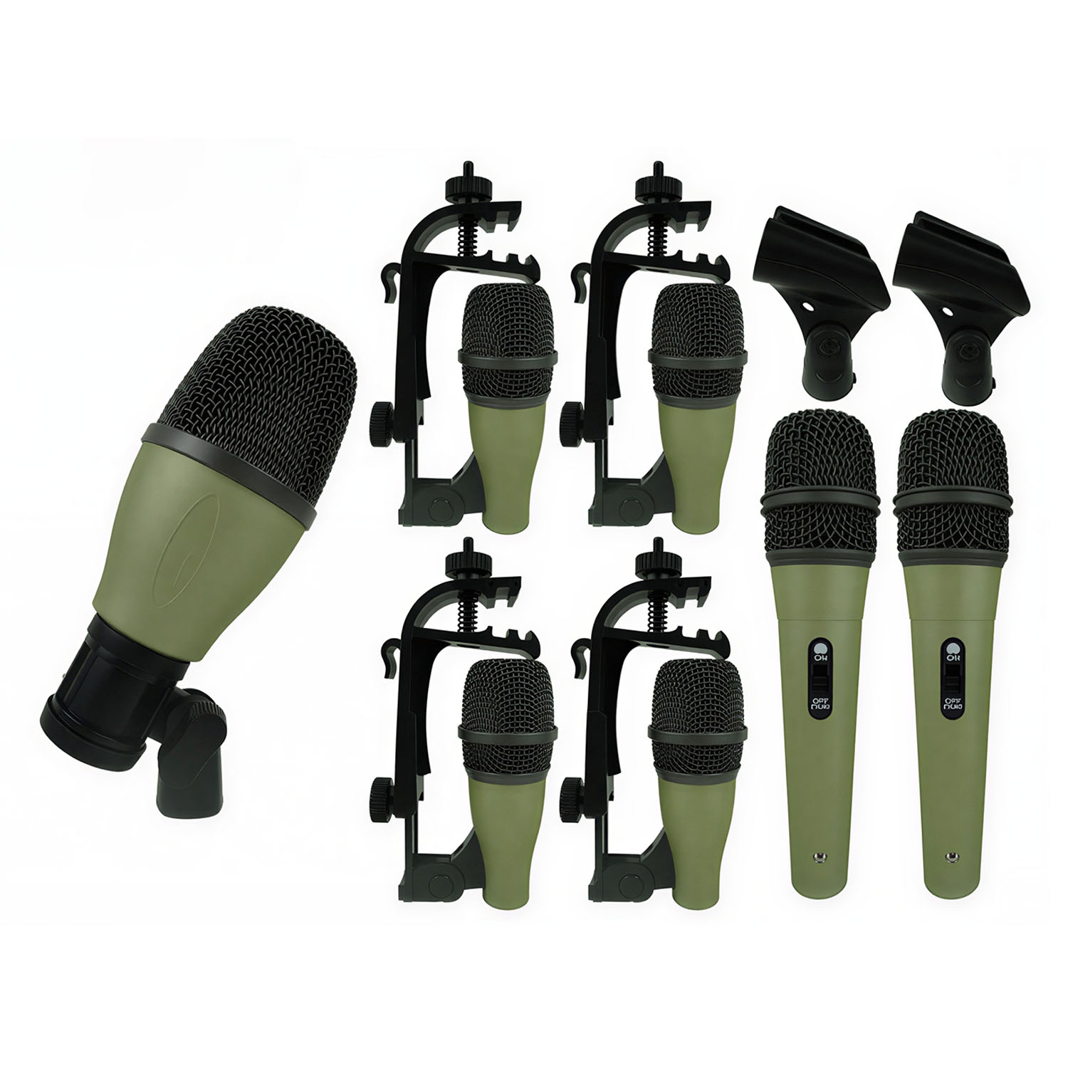 KICK-7 drum microphone kit view 1