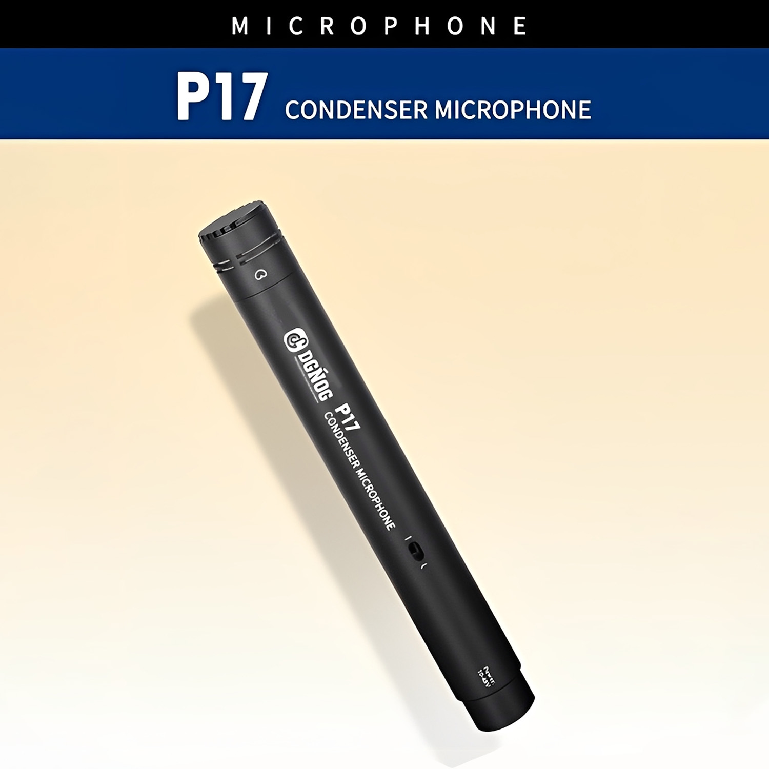 P17 cardioid condenser instrument microphone view 3