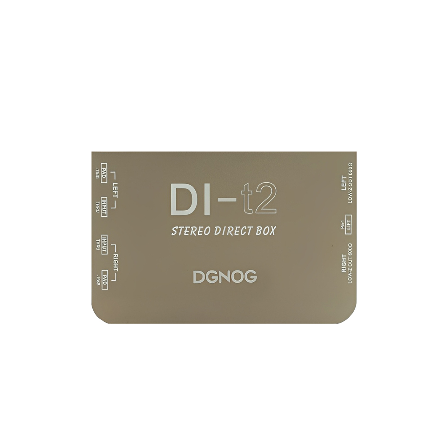 DI-t2 passive stereo DI box view 1