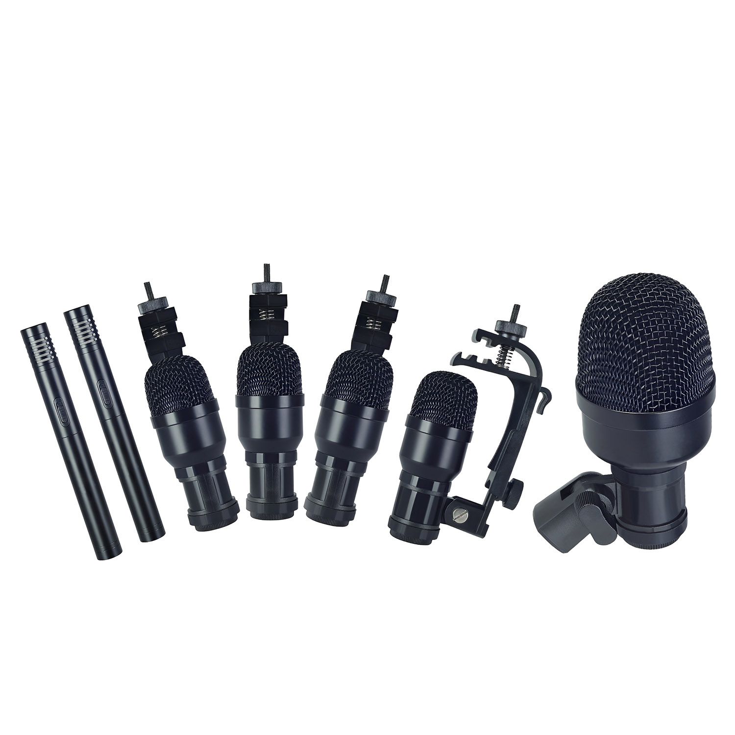 QK-7 drum microphone kit view 1