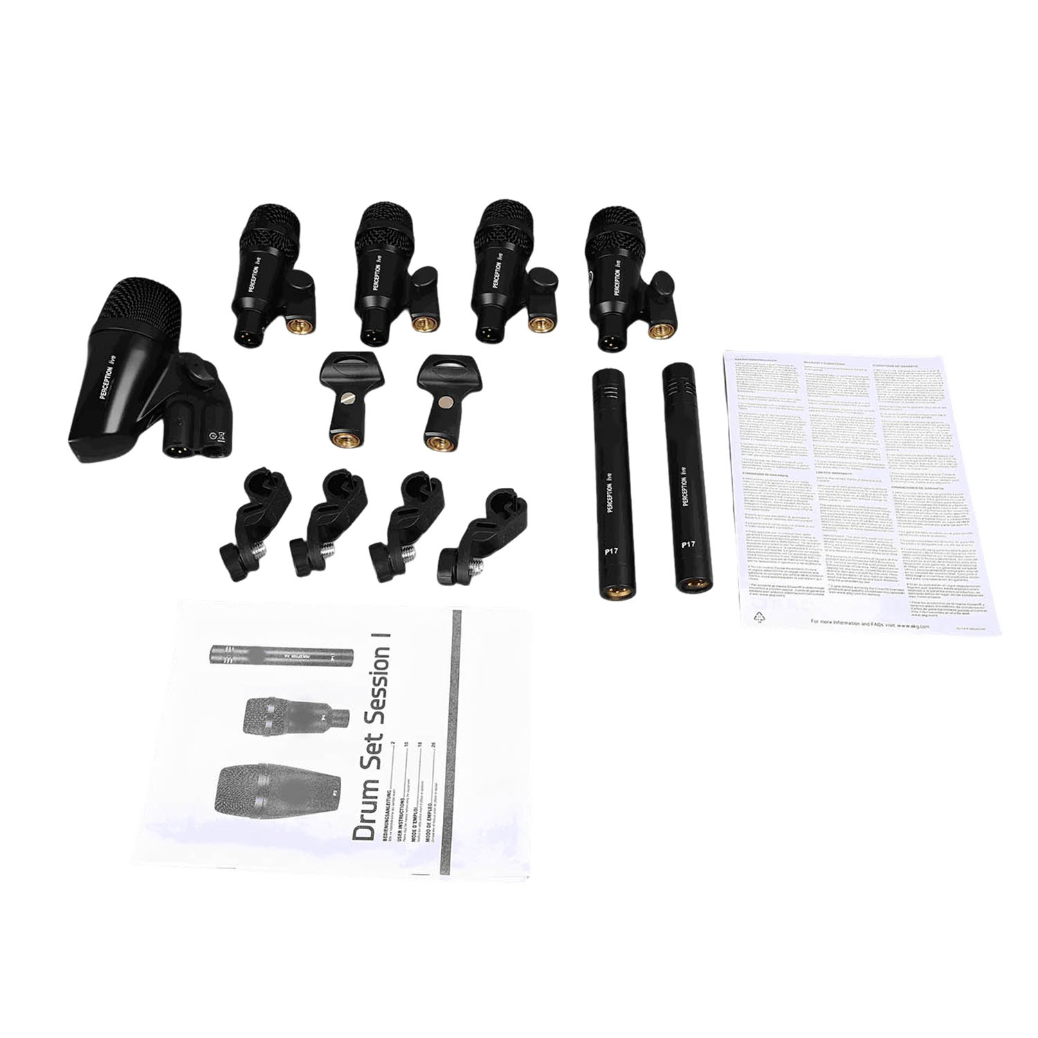 AP7 seven-piece drum microphone kit view 5