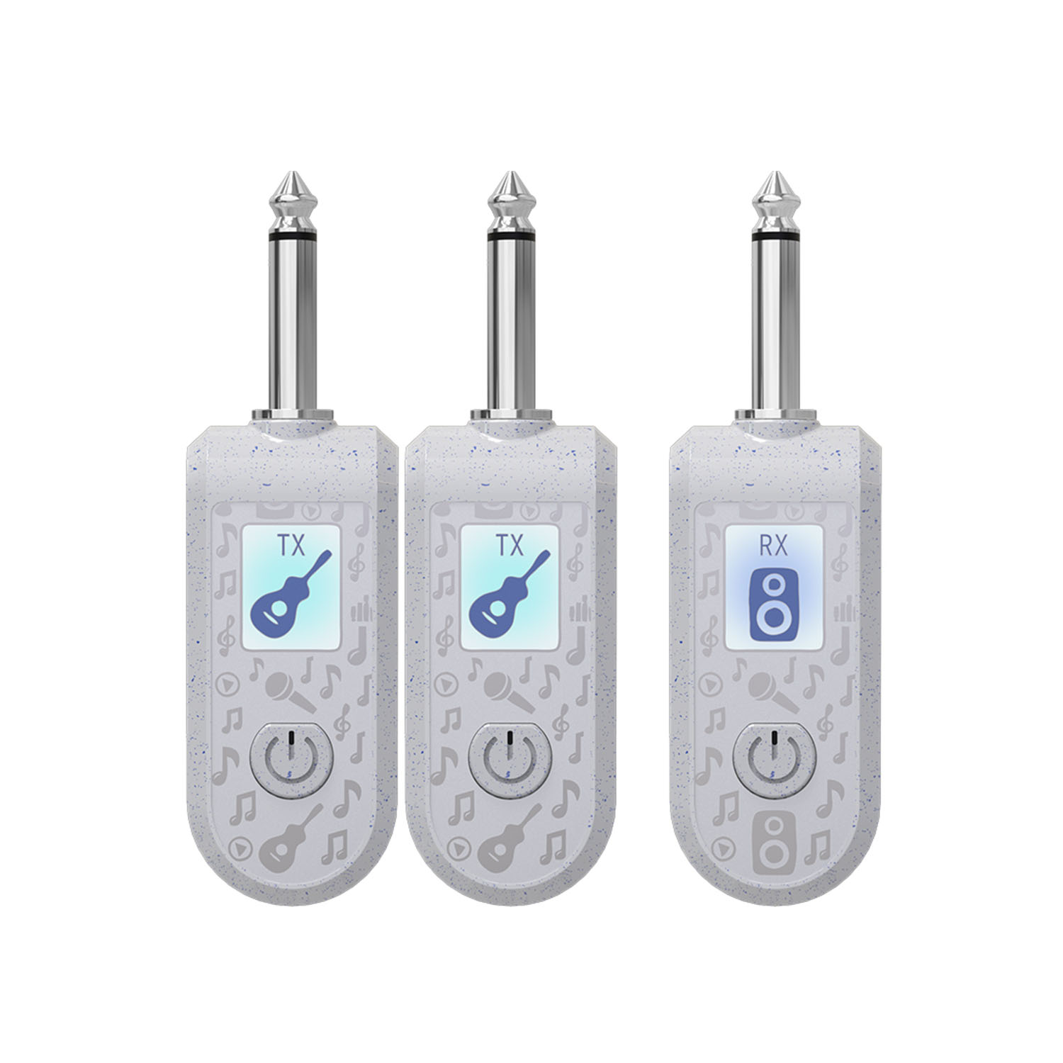 DG-G82 rechargeable wireless guitar system view 1