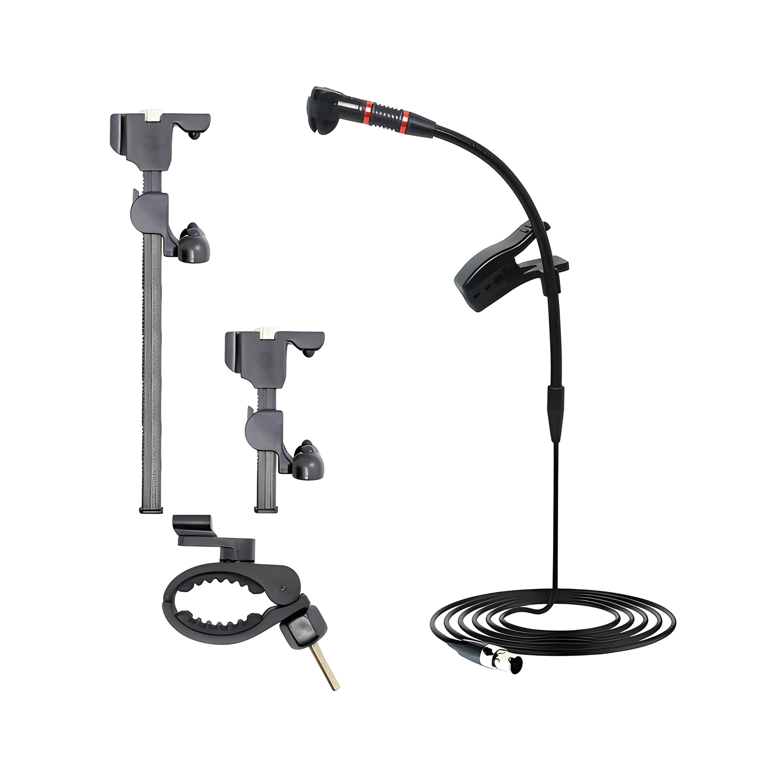 S163D 4 clip instrument microphone package view 1