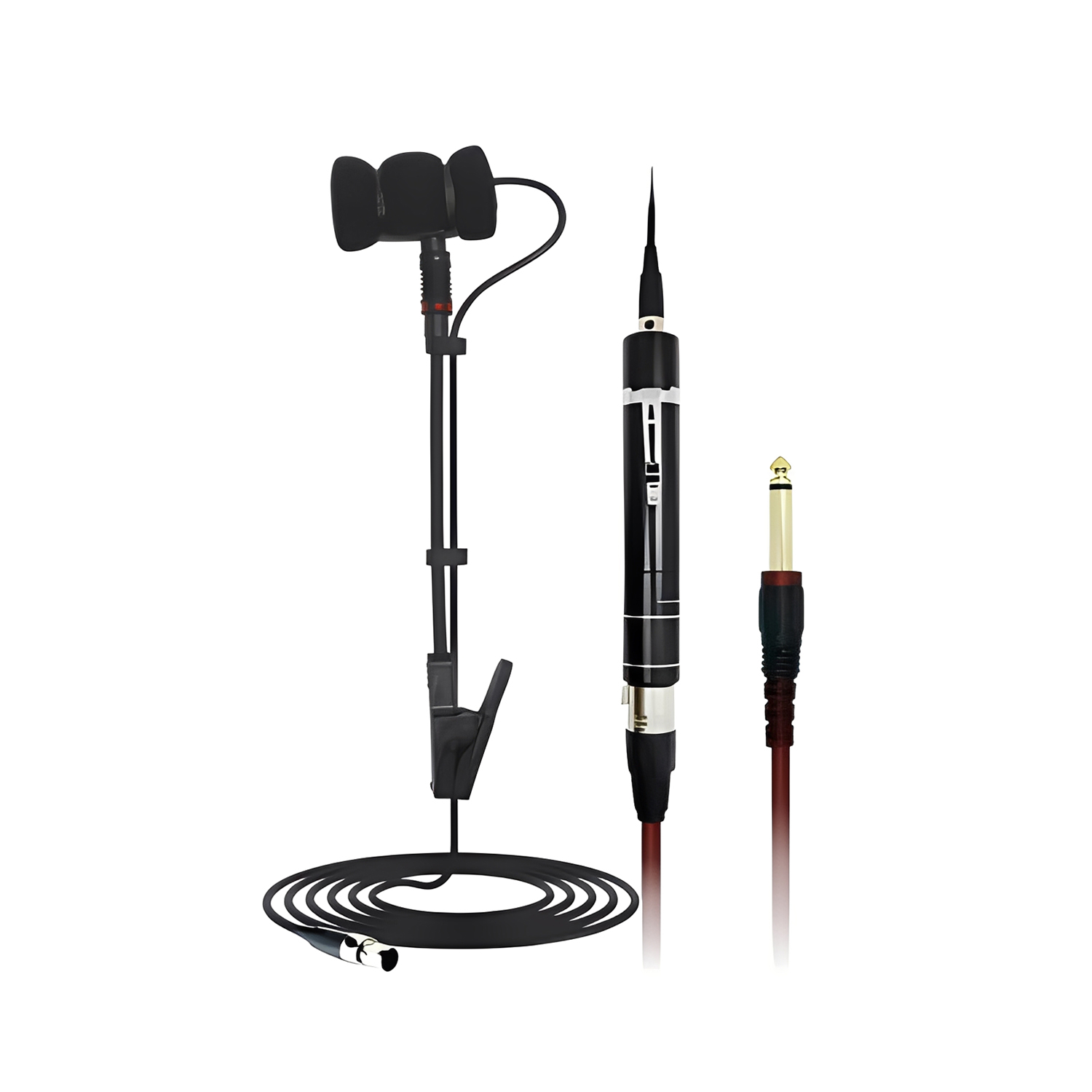 G90 cardioid instrument microphone with S50 power unit view 1