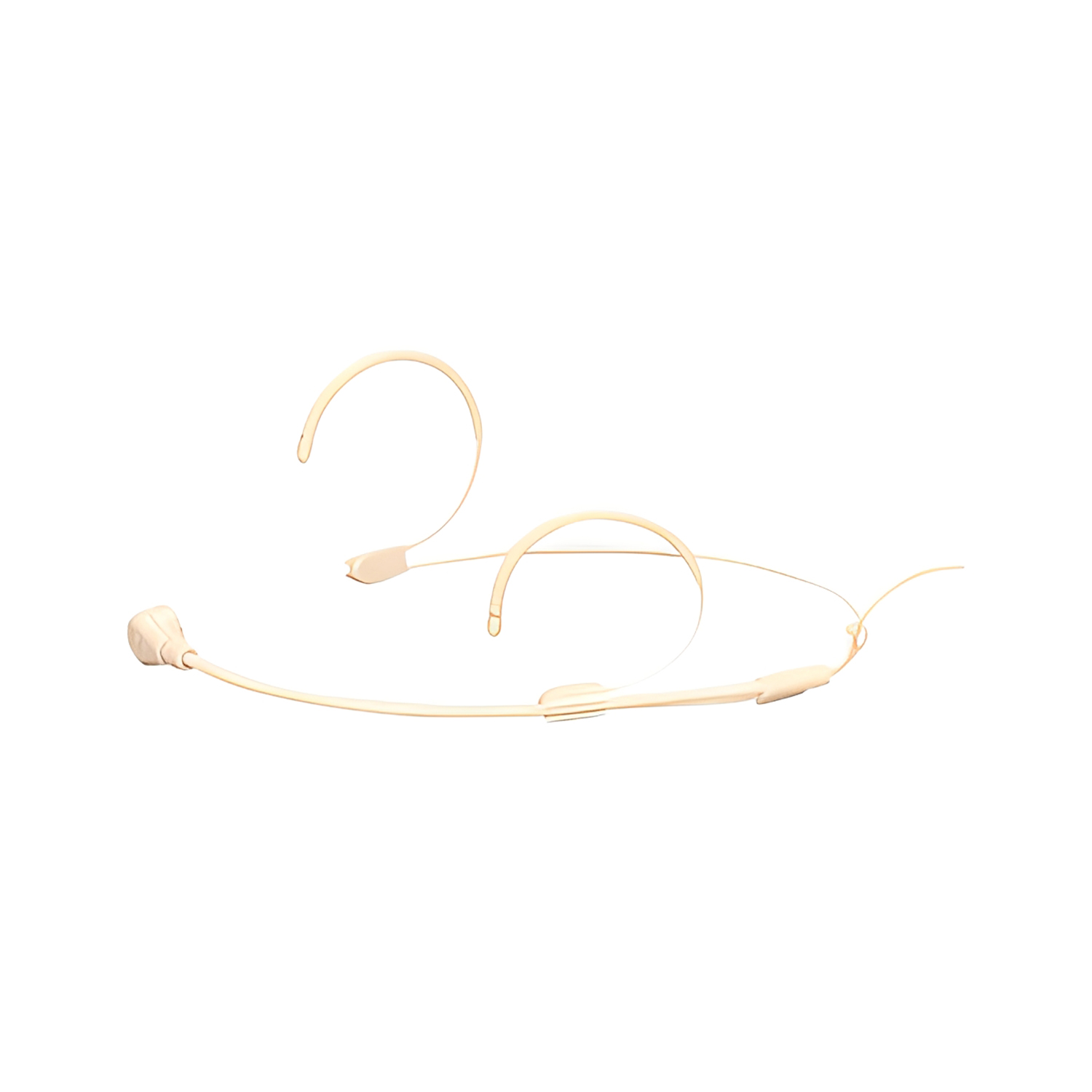 HY-E13 skin-color dual-ear hanging headset condenser microphone view 1