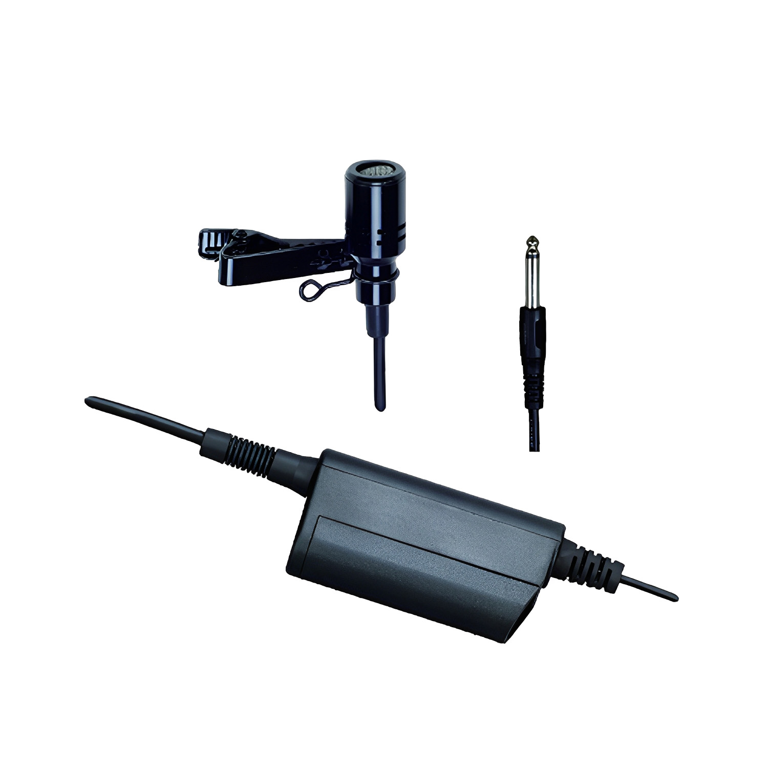 HY-701A unidirectional powered lavalier microphone view 1