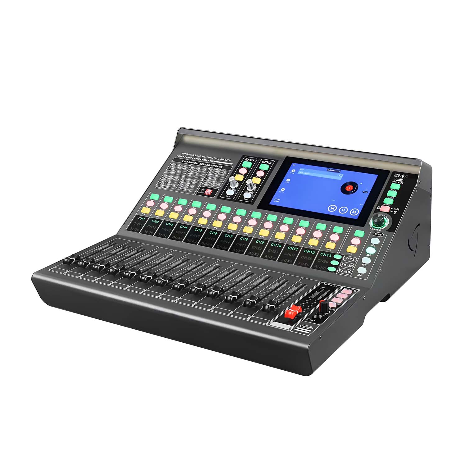 MX2610 professional digital mixing console view 2