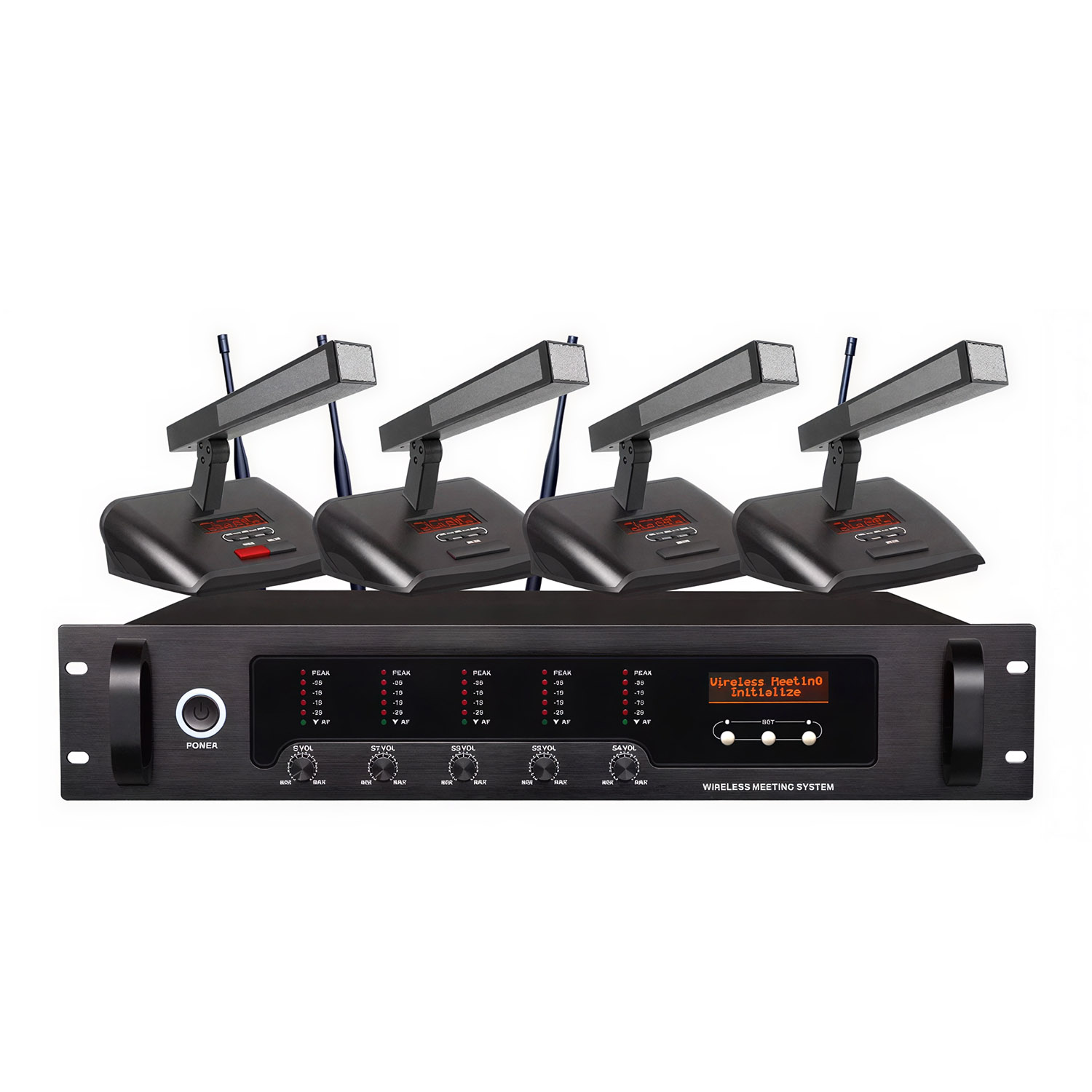 K-2800 UHF wireless conference system view 1