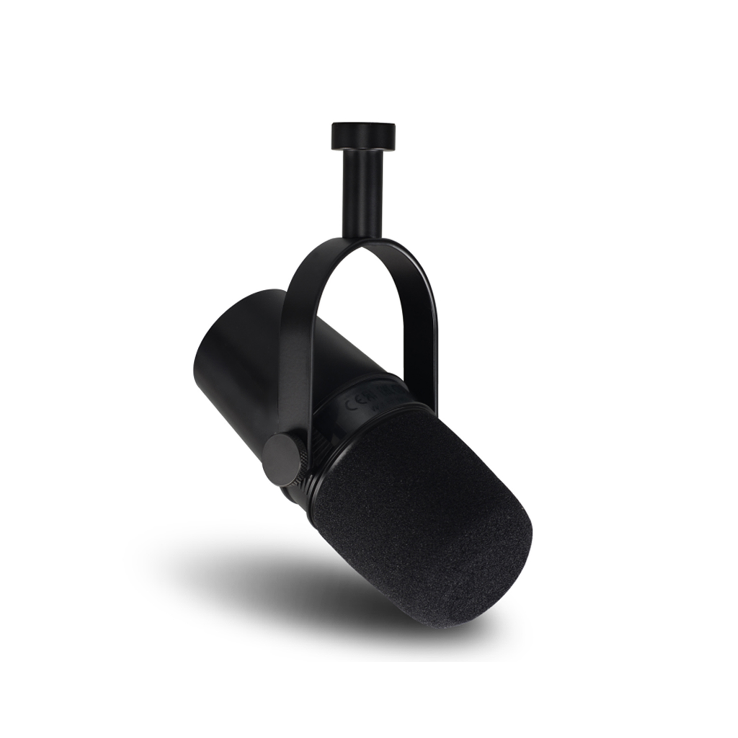 MV7X black USB XLR dynamic microphone view 1