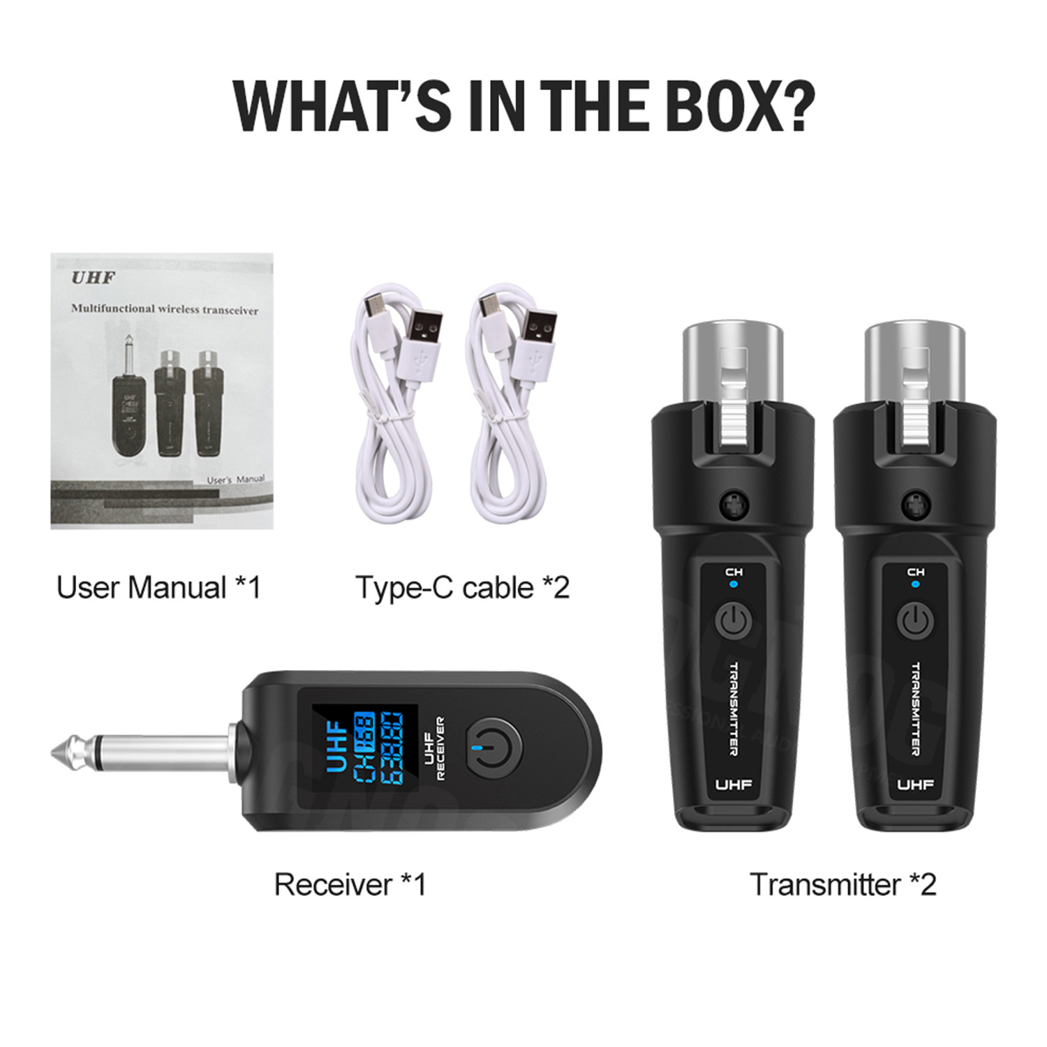 T8B wireless microphone converter connection detail